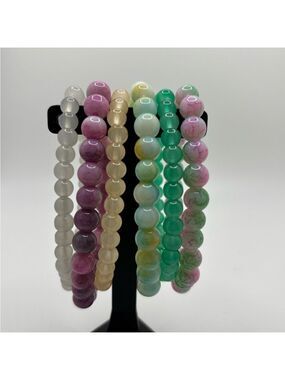 Beaded Bracelet Set Multicolor